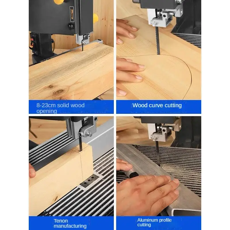 550 Вт 9-дюймовая ленточная пила стандартная деревообрабатывающая проволочная