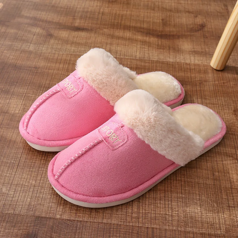 Женские домашние тапочки Сезон Зима Теплые зимние ботинки на плюше удобные