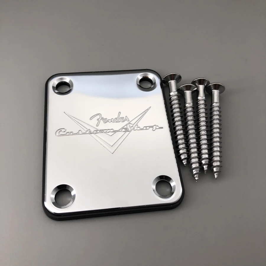 Custom Shop гитара Шейная пластина хром для Strato и Tele хорошо| |