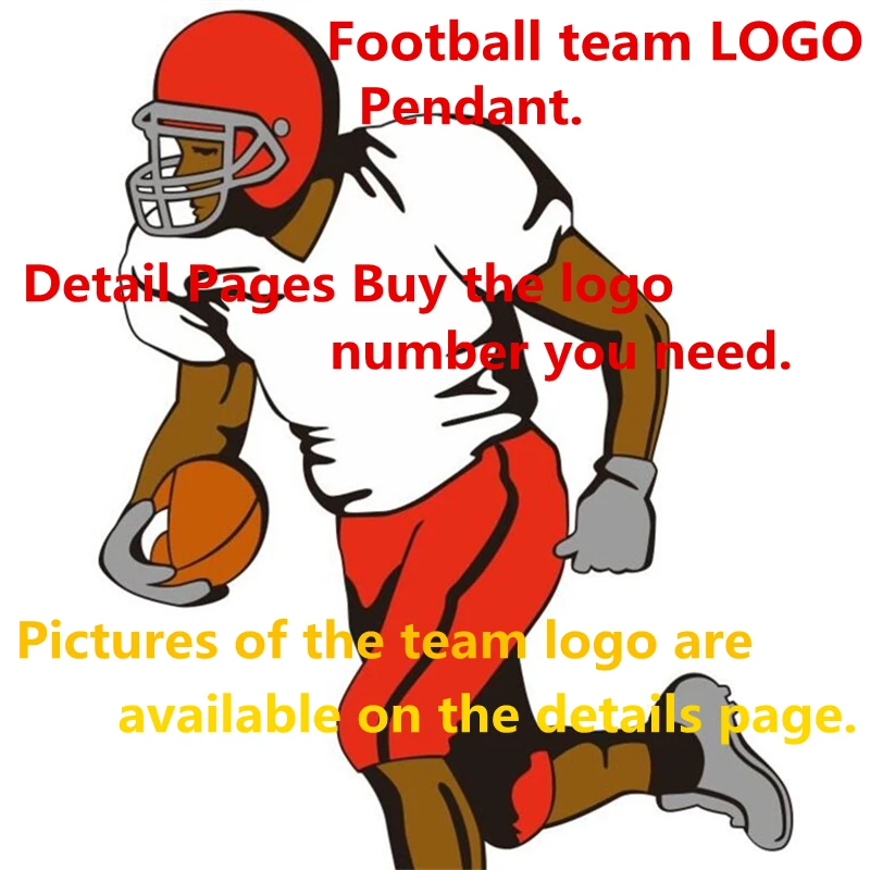 32 шт. подвеска для американского футбола спортивная футбольной команды США