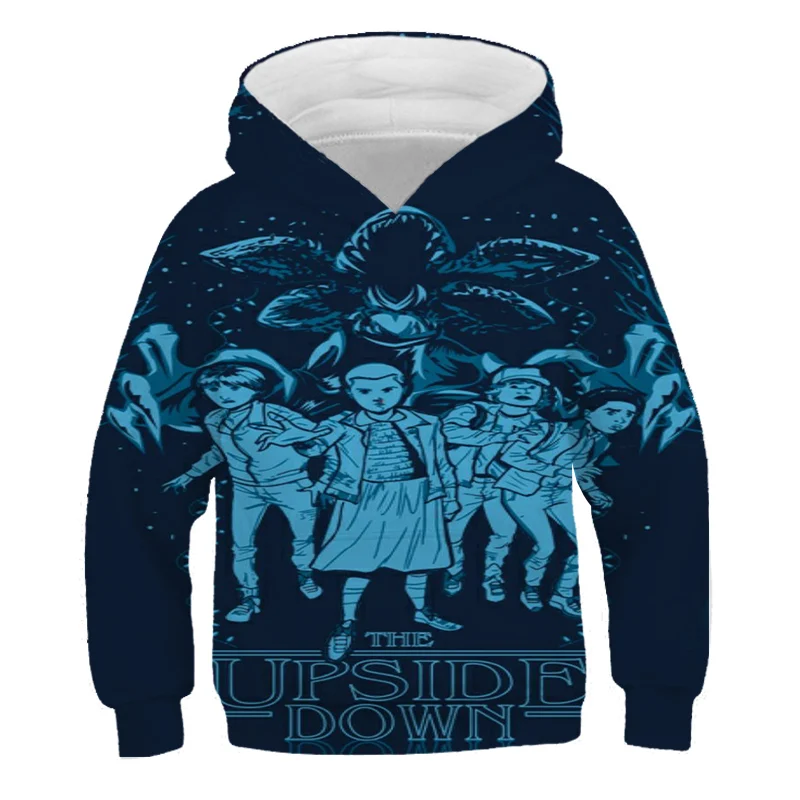 

Strange things Hoodie Baby Clothing Mystery Kid's Hoodie boys Fashion clothes Cartoon Long Sleeves Sweatshirt Girl's clothes