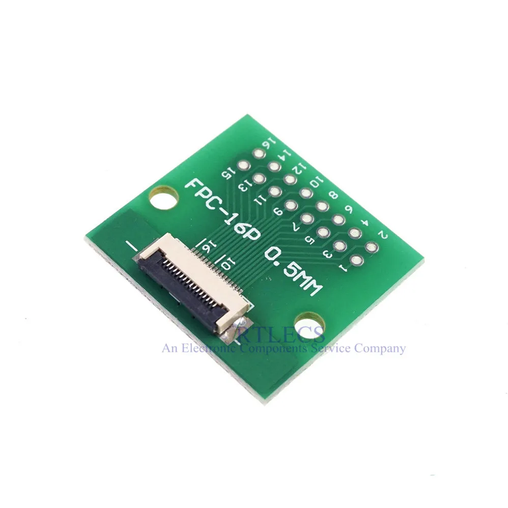 2 шт. DIY FPC FFC 16 PIN 0 5 мм шаг разъем SMT адаптер для 54 пространства Шаг печатной платы