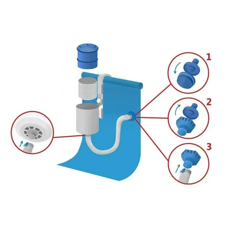 

Pool Surface Skimmer Automatic Cleaning Basket Floating Leaves Debris Collector