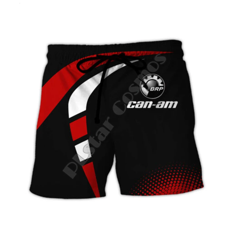 

New men's can-am Logo Casual Shorts Fashion high-quality Harajuku Beach Pants Hip Hop Sports Pants Brand Street men's Clothing
