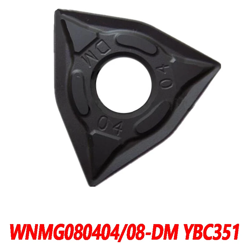

100% Original WNMG080404-DM YBC351 WNMG080408 10pcs CNC lathe blade Carbide insert Quality assurance Efficient and Durable