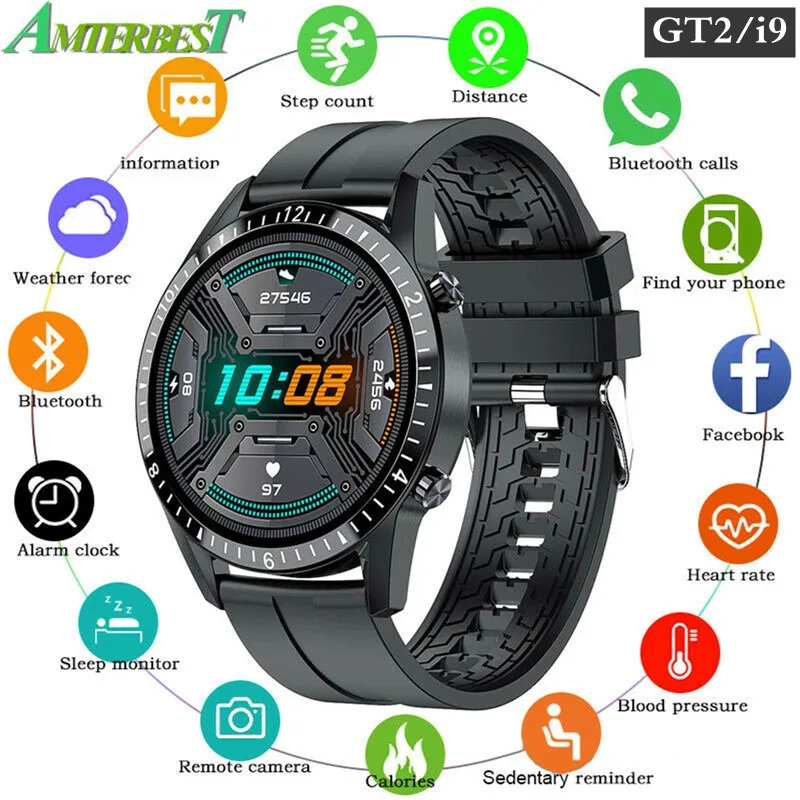 

Смарт-часы GT2 / I9 с поддержкой Bluetooth и Пульсометром