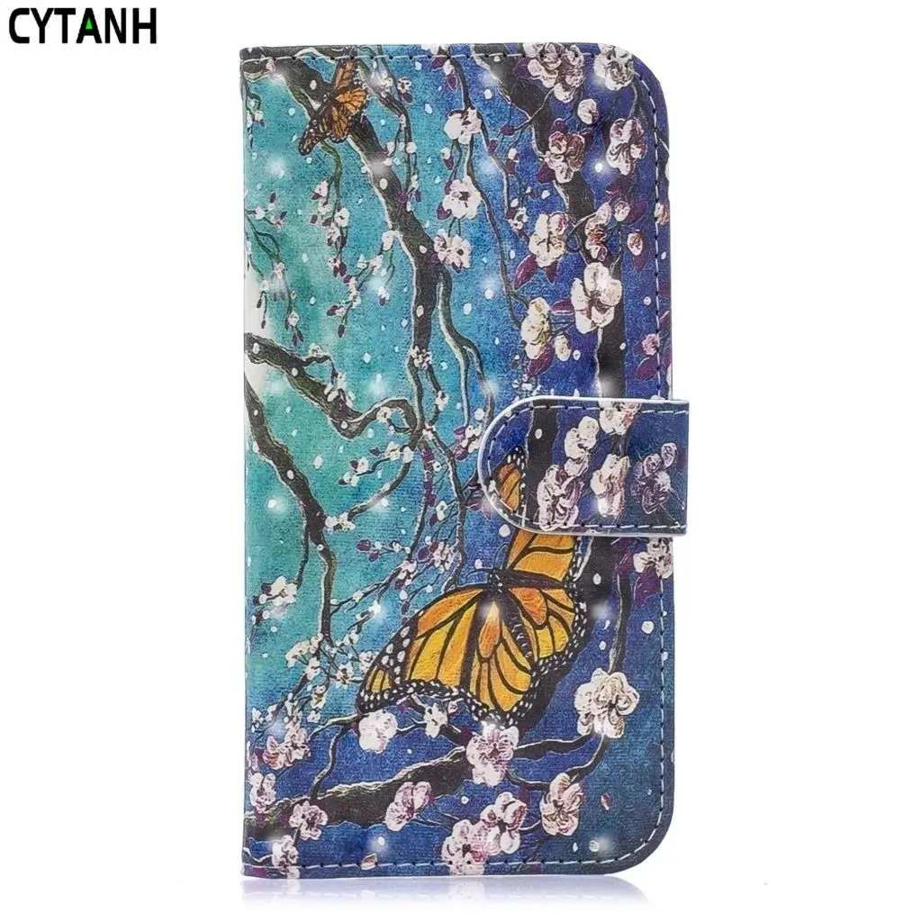 S7 S7Edge S8 S9 S10 Plus S10E PU кожаный чехол-бумажник для телефона samsung Galaxy S9 Plus сумки для женщин и мужчин Coque