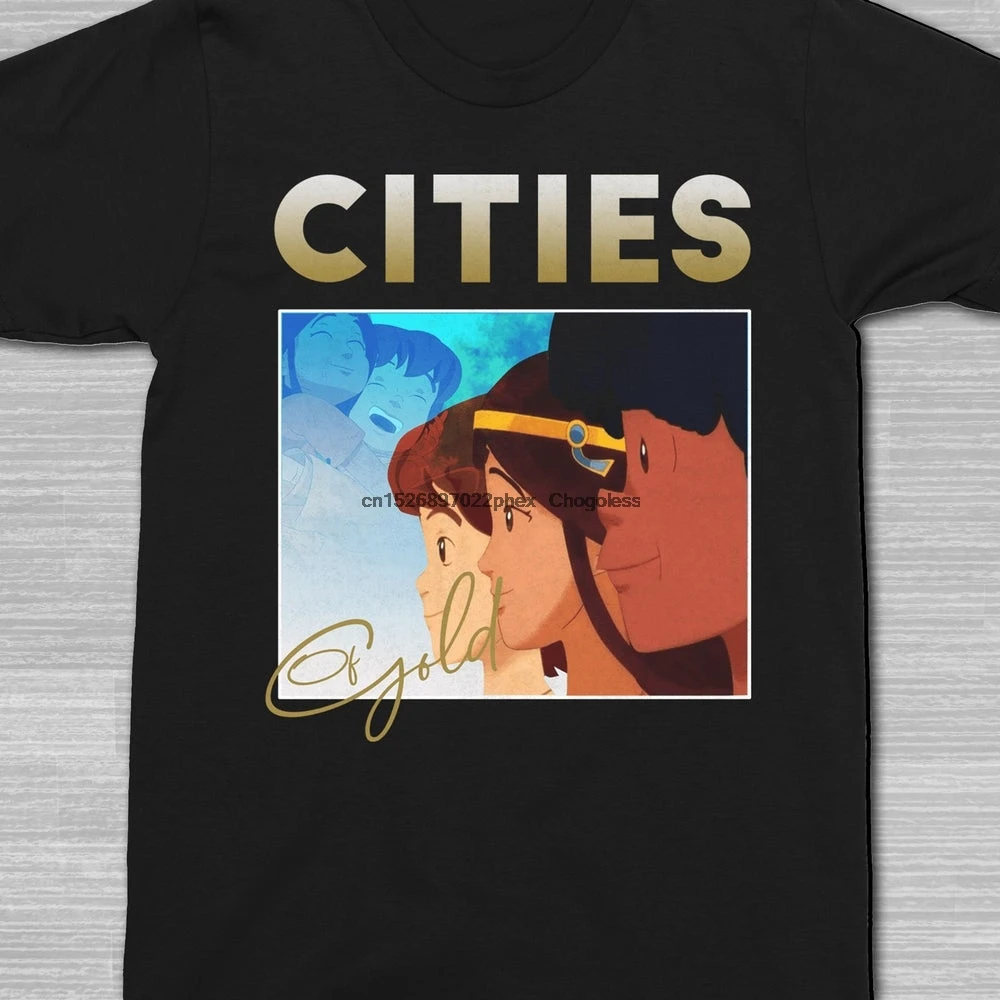 Рубашка в винтажном стиле для мужчин и женщин таинственный город золота Эстебан