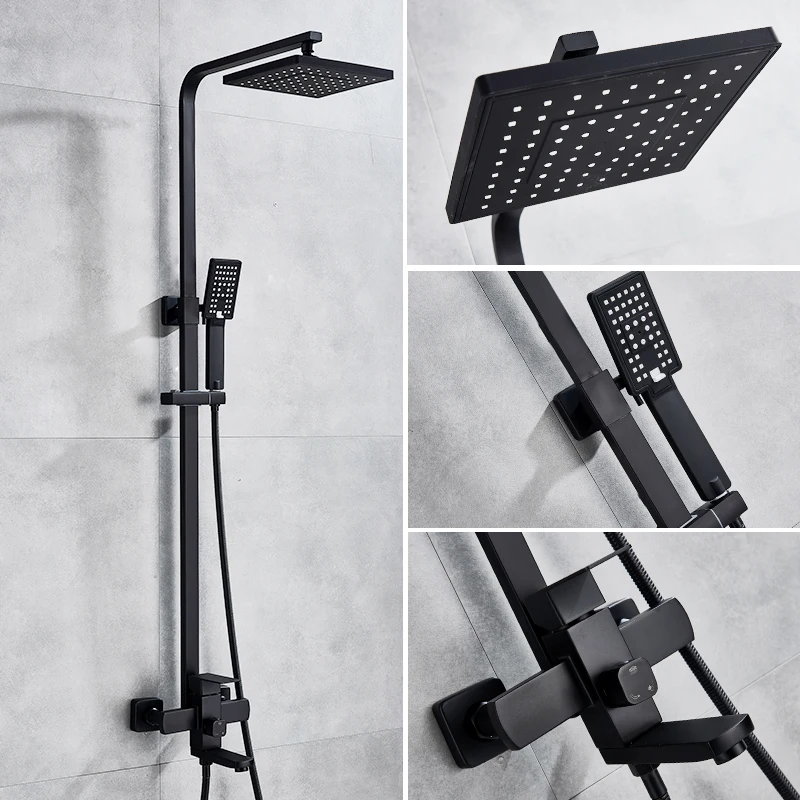 Набор смесителей для душа водопад 8 дюймов настенная душевая система наборы