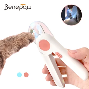 ПРОФЕССИОНАЛЬНЫЙ кусачки для ногтей с бесплатной пилкой, светодиодный светильник, анти-брызги, удобная ручка, триммер для ногтей для кошек и собак