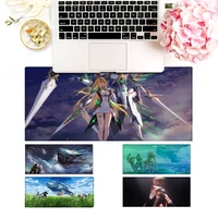 large xxl xenoblade chronicles 2 mouse pad pc laptop gamer mousepad anime antislip mat keyboard desk mat for overwatchcs go