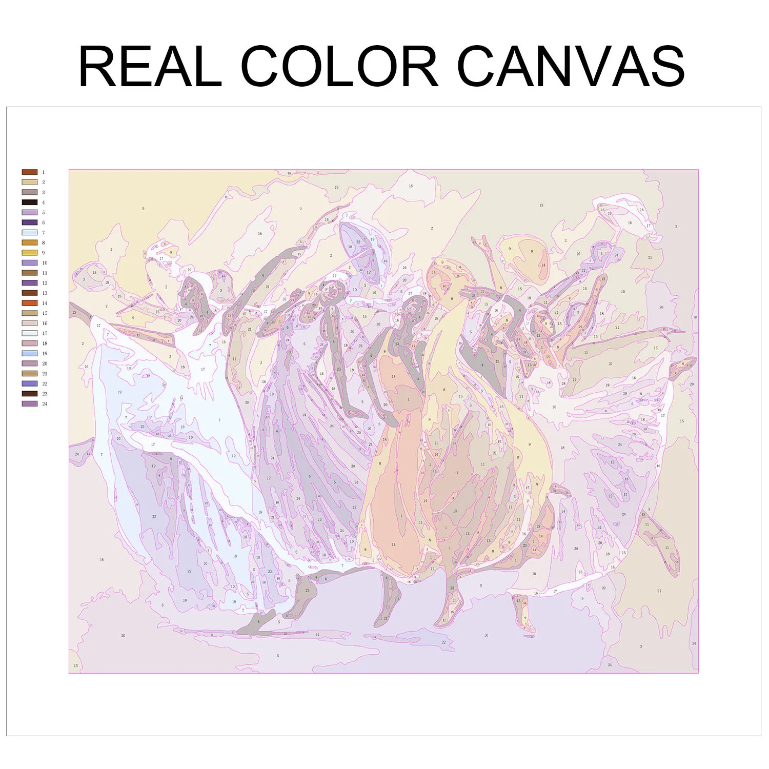 Набор для рисования по номерам на холсте абстрактное искусство | Дом и сад