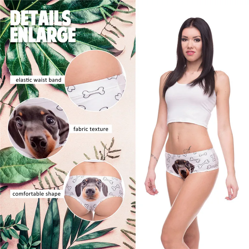 APOCAL сексуальное забавное белье 3d принт Единорог письмо женское нижнее женские