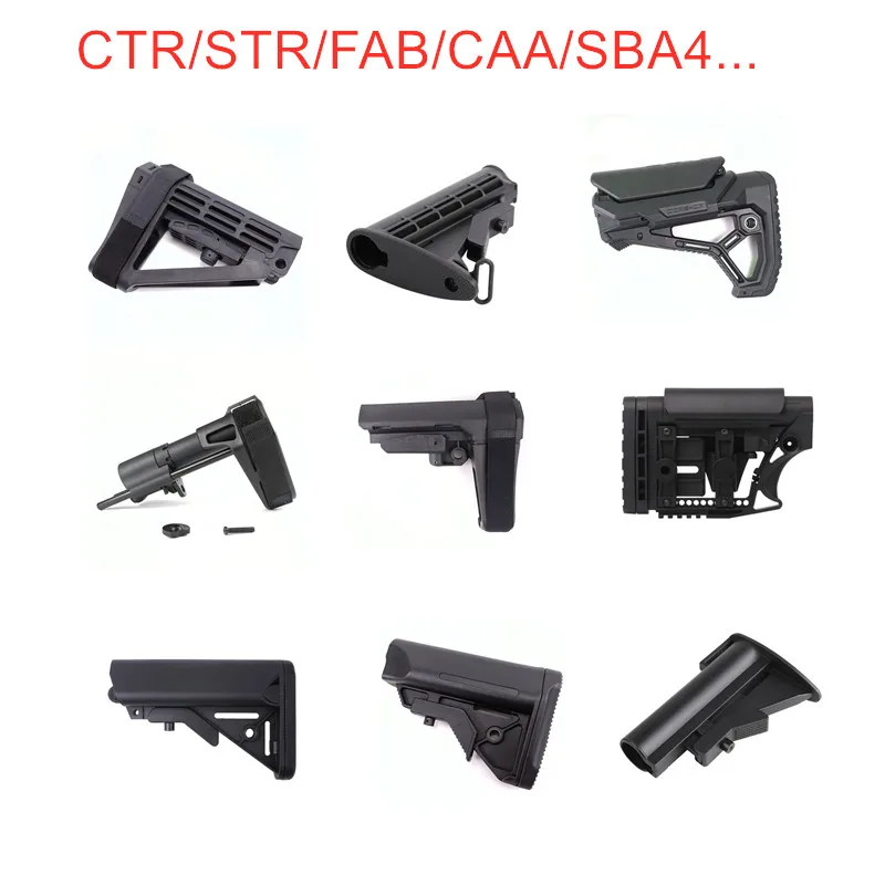 

hunting gun accessories tactical CAA MOD FAB M16 MBA3 Nylon Stock Updated Brace Rear