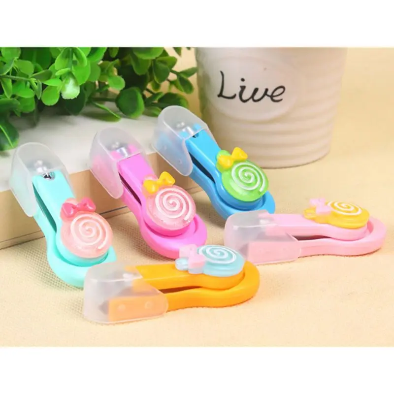 Корейский стиль дети милые конфеты цвет мультфильм леденец кусачки для ногтей