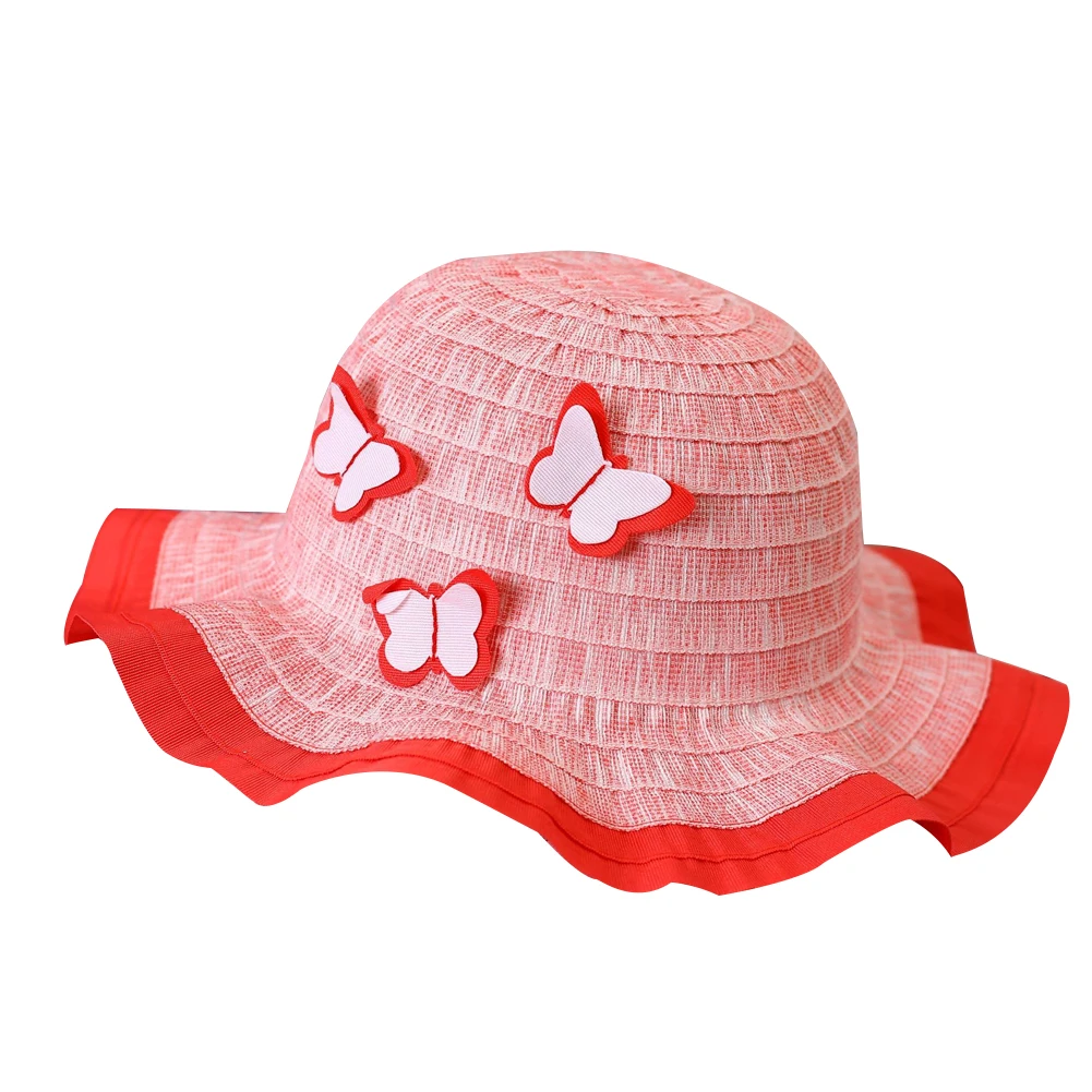 New Fashion Baby Girl Summer Casual Sun Hat Pure Cotton Cap Toddler Cute Bowknot Hats | Детская одежда и обувь