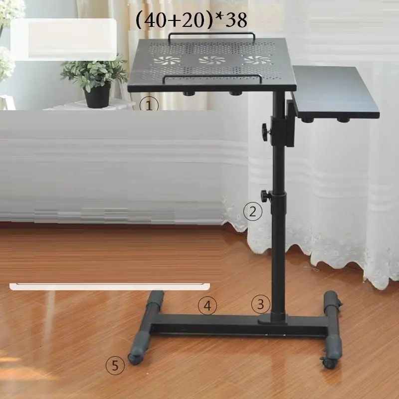 Портативная подставка для ноутбука Dobravel Portatil Escritorio Tafel, Офисная маленькая Регулируемая прикроватная подставка для ноутбука, компьютерный стол