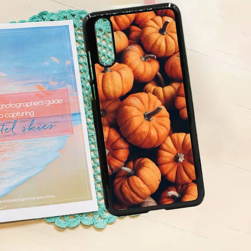 

Autumn leaves fall fox pumpkin Phone Case PC for iPhone 11 12 pro XS MAX 8 7 6 6S Plus X 5S SE 2020 XR