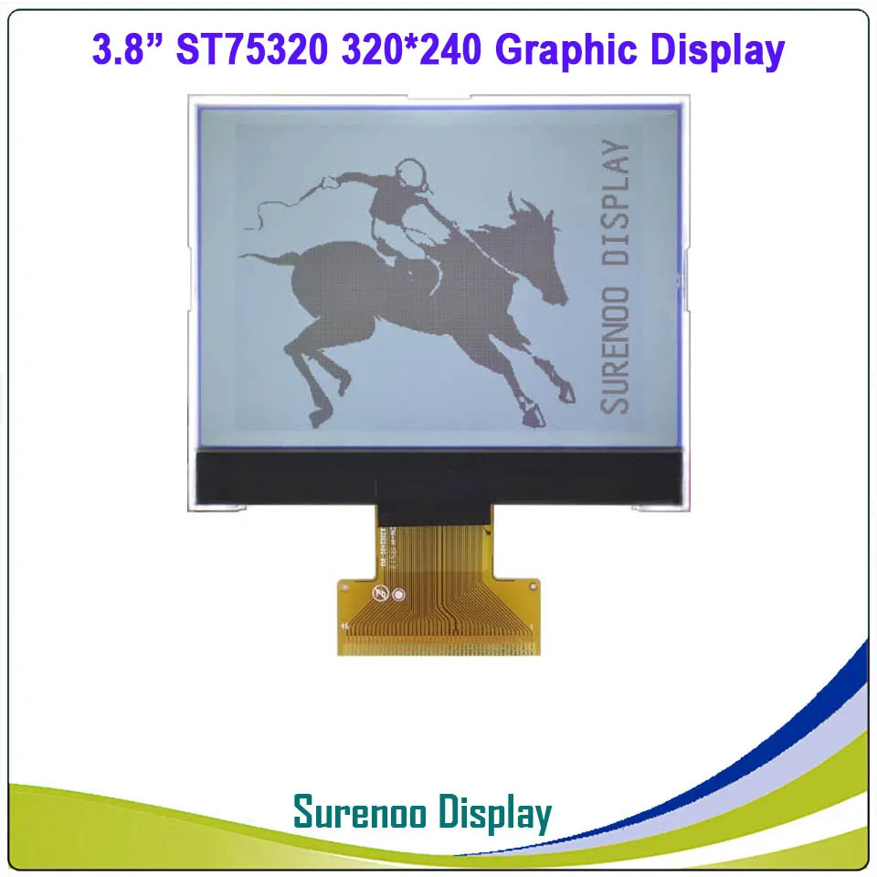White Without PCB 3," 320X240 320240 Графический ЖК-модуль дисплей панель экран LCM с ST75320 контроллер поддержка последовательного SPI - Цвет: White Without PCB