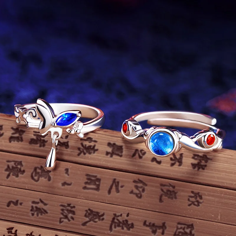 

The Legend of Qin anime ShaoYu ShiLan 925 sterling silver ring comics cartoon
