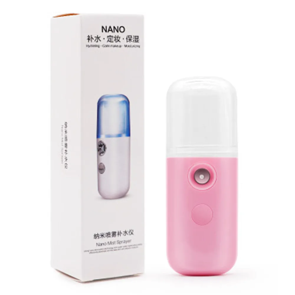 

Portable Mini Nano Face Steamer USB Nebulizer Facial Sprayer Humidifier Hydrating Anti-aging Wrinkle Women Skin Care Machine