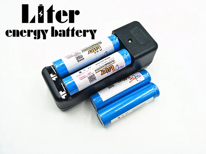 Литровый аккумулятор 16650 1800mAh 3 7 V литий ионный + зарядное устройство для