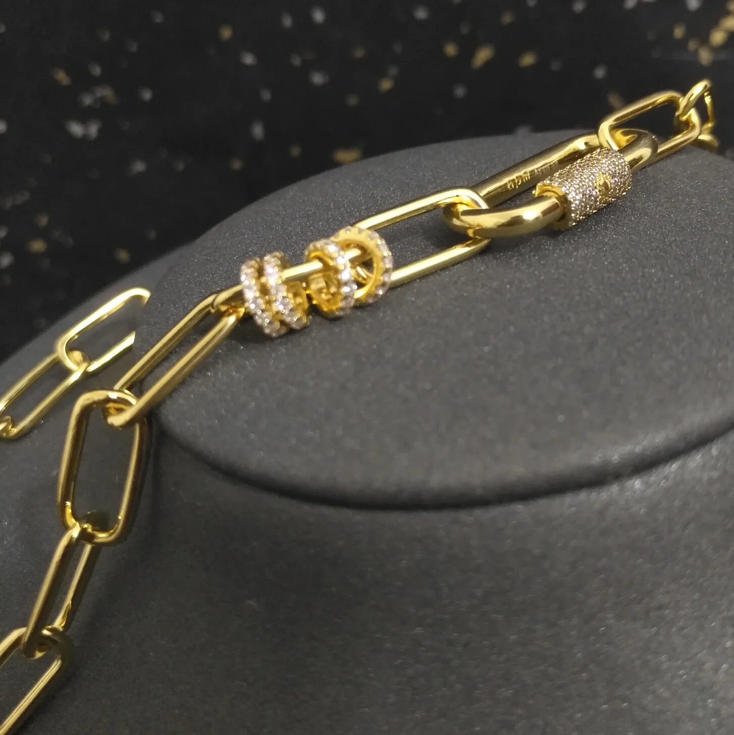 

collar de plata de ley s925 para mujer, joyera de marca de lujo, collar de oro negro, regalo de joyera