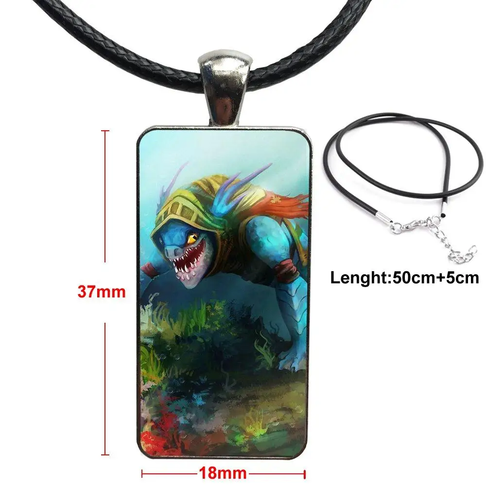 Для женщин Рождественский подарок Dota 2 Slark сталь цвет стекло кабошон с