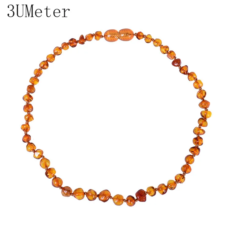 Яркая луна трансграничной продажи Натуральные балтийские Янтарное ожерелье для