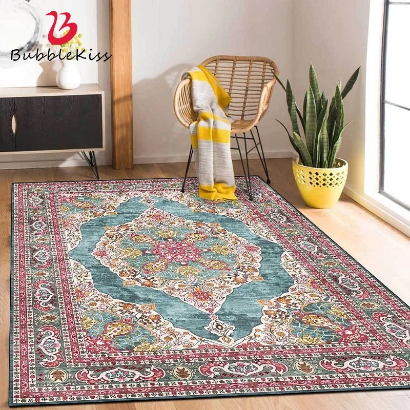 

Bubble Kiss Persian Court Style Carpet In The Living Room Polyester Area Rug for Bedroom Decor Customize Floor Mat For Home Sofa