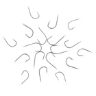 100Pcs1 коробка Высокое качество рыболовный крючок с зазубриной для ловли карпа нахлыстом аксессуары для рыболовных снастей из высокоуглеродистой стали крючок маленький рыболовный крючок 3 размера