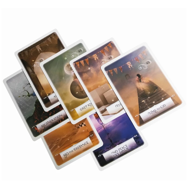 

Wisdom of the Oracle Divination Cards 52-Card Deck Tarot Family Party Board Game K1MB