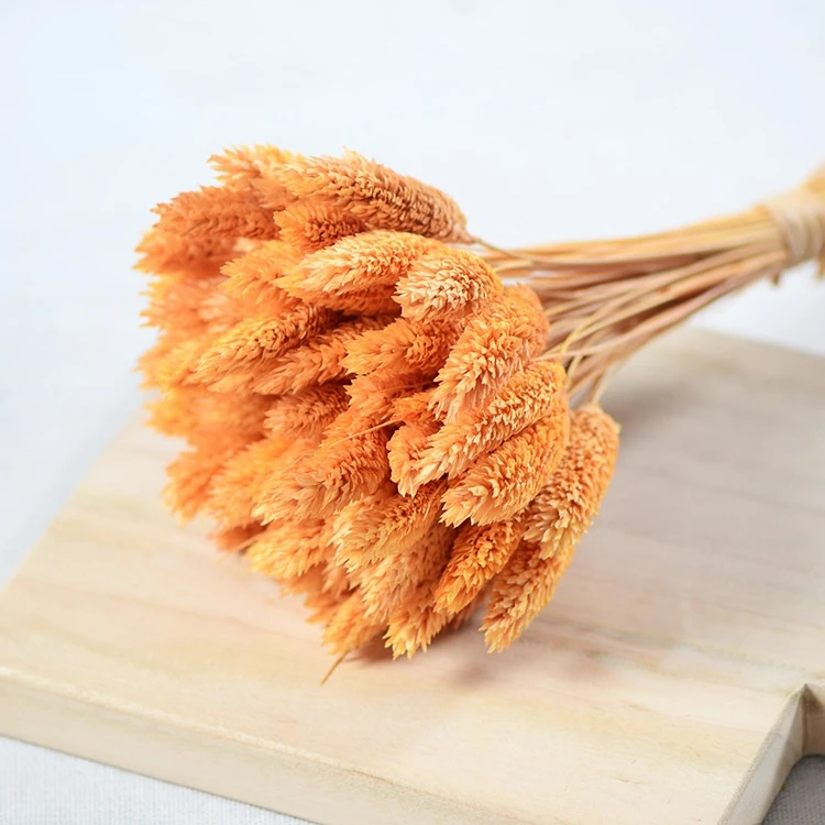 40 шт./25-30 см сушеный драгоценный камень травяной цветок настоящий букет цветочные