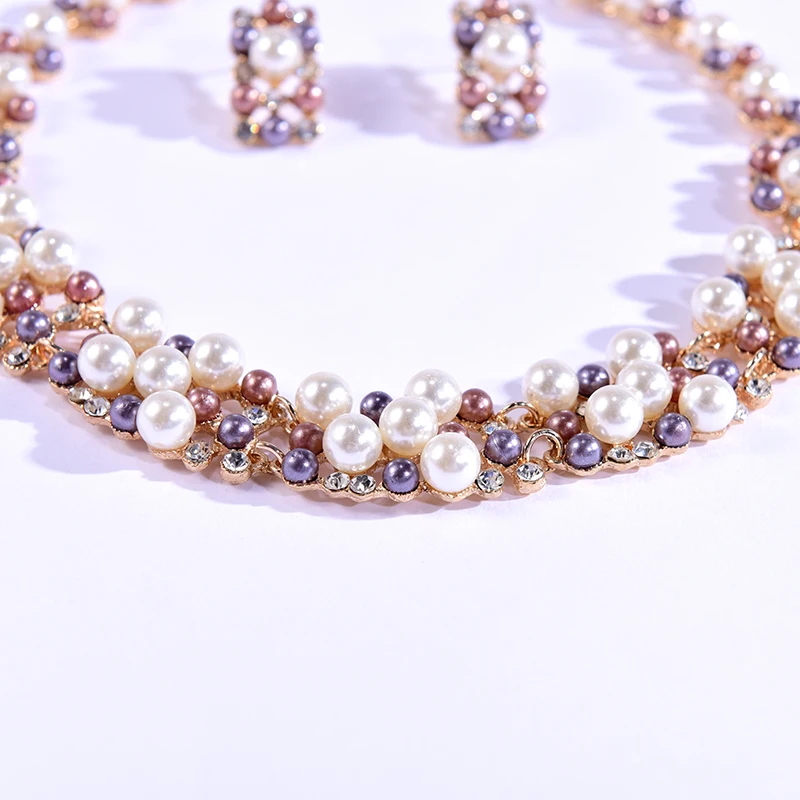 UDDEIN винтажное ожерелье серьги упаковка свадебные аксессуары жемчужное