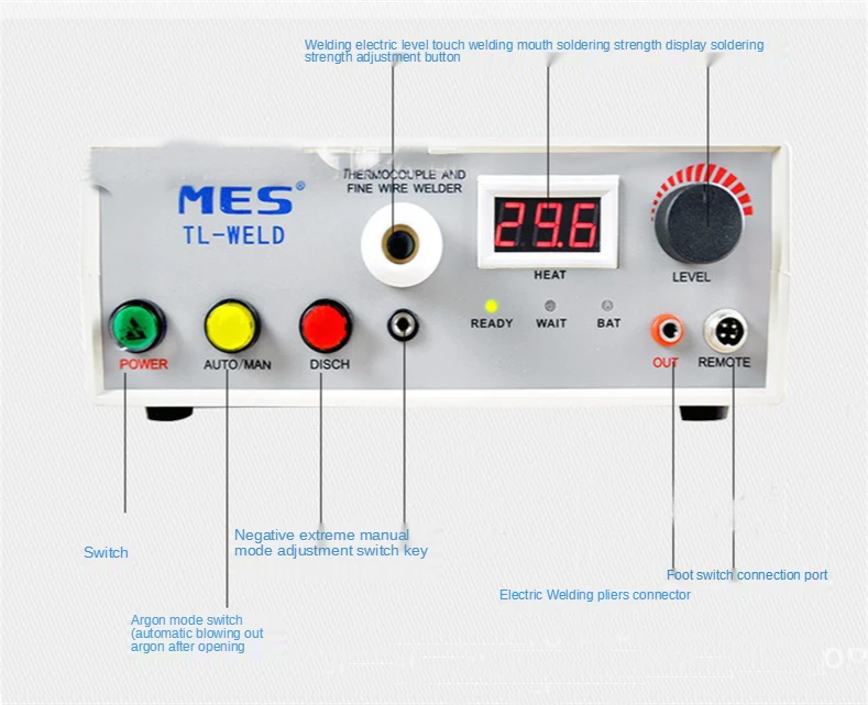 

MES TL-WELD Thermocouple Spot Welding Machine Temperature Line Butt Welding Machine Welding Machine Welding Machine Supply