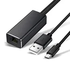 Адаптер Ethernet Ugreen для Chromecast USB 2,0RJ45, для Google Chromecast Ultra Audio TV Stick, micro100мб, сетевая карта USB