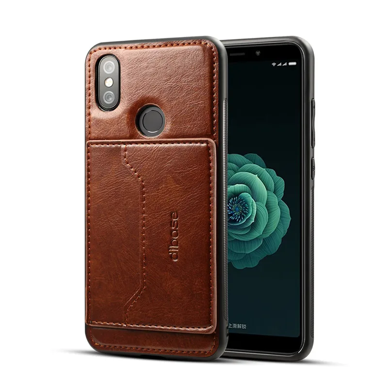 Для Xiao mi Red mi Note 7 Pro 8T откидная крышка кожаный держатель для карт чехол для Red mi A3 Lite CC9 9T K20 9 SE 8 mi x 3 GO Pocophone F1 - Цвет: Кофе