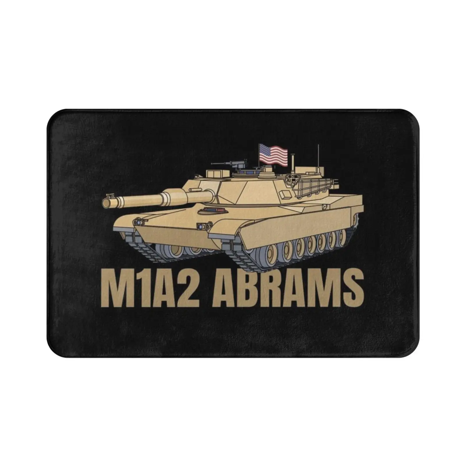M1a2 Abrams основной боевой танк армии США американский флаг подарок коврик Мягкие M1