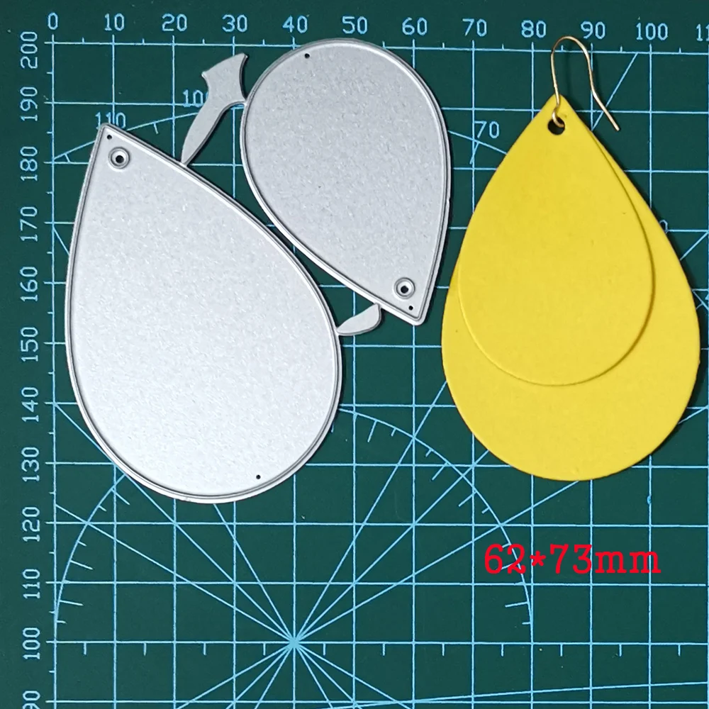 

Metal Cutting Dies drop earring handmade Crafts Die Stencil For DIY Scrapbooking Paper/photo Cards Embossing Die