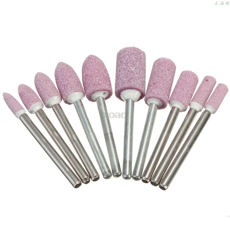 Новый 10 шт 1/8 &quotабразивный полировальный монтируемый камень вращающийся