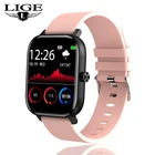 Смарт-часы LIGE женские с поддержкой Bluetooth и тонометром