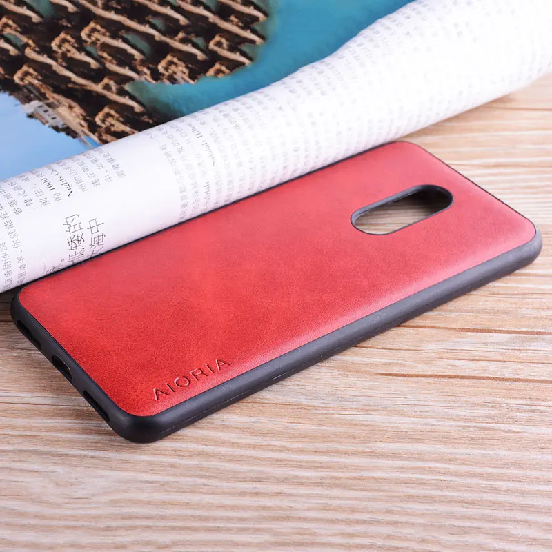 Для xiaomi redmi 5 plus чехол роскошные Винтаж кожа кожного покрова телефон чехлы для
