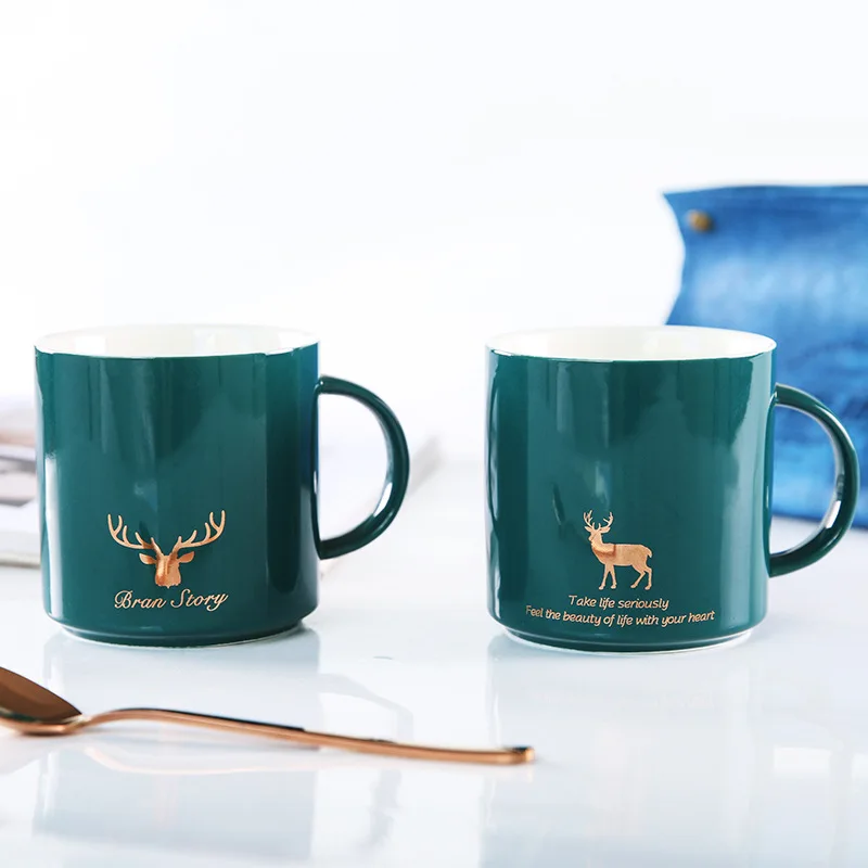 Кружка для кофе и молока в скандинавском стиле домашний декор Ins чашка воды Milu