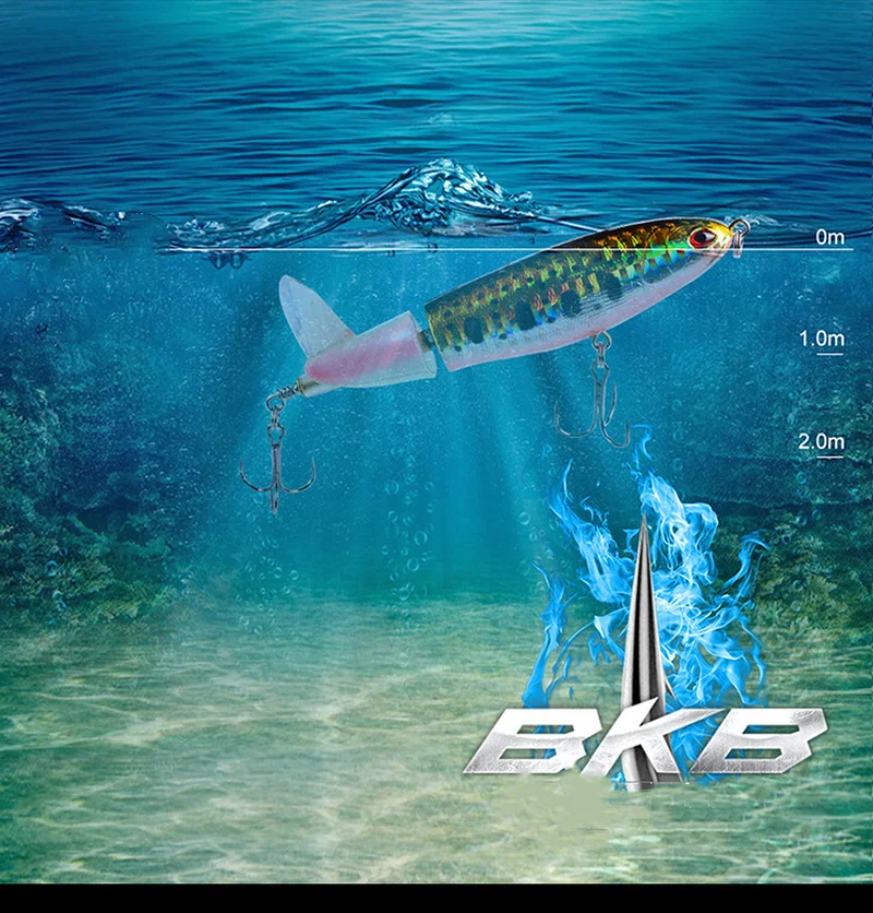 

1 Pcs Hard Fishing Bait 15G 11CM Sinking Bait Vibrating Rattan Hook Wiggler Deep Submergence Marine Artificial Plastic Bait