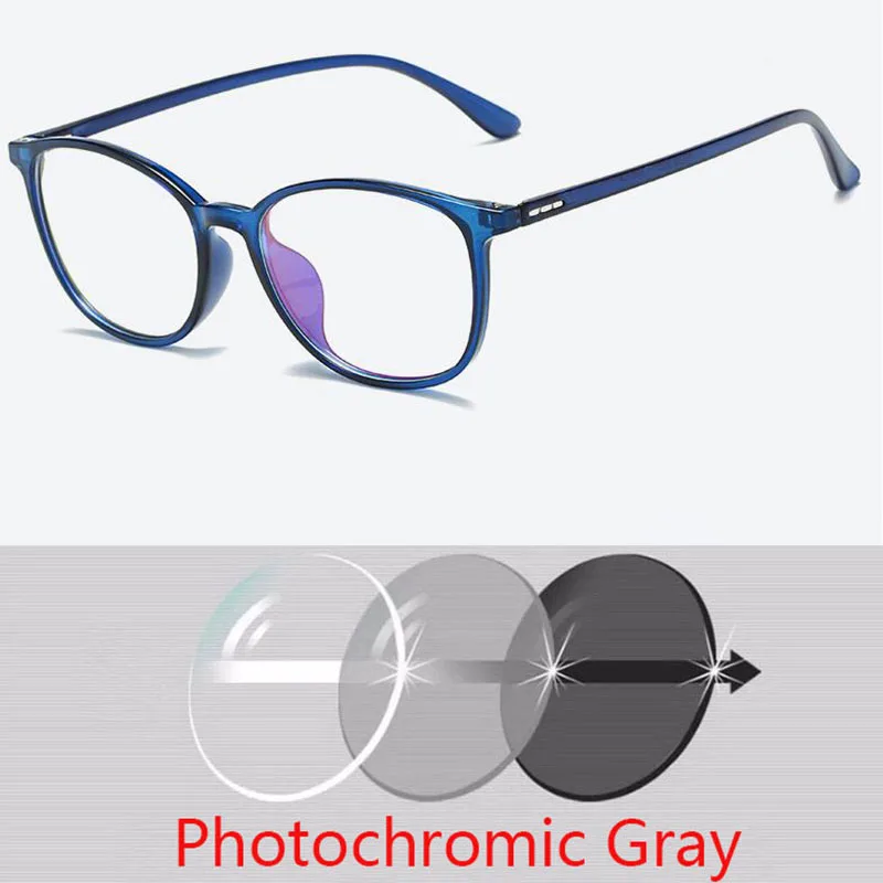 Сверхлегкий TR90 кадр очки по рецепту Для мужчин женщин унисекс Винтаж Овальный