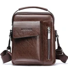 Повседневная мужская сумка через плечо, винтажные сумки через плечо, мужская сумка высокого качества, кожаная сумка, мужские сумки-мессенджеры