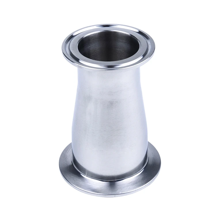 Гигиенический трехзажимный редуктор OD 2 дюйма до 1 3/4 от 50 8 мм 45 из нержавеющей