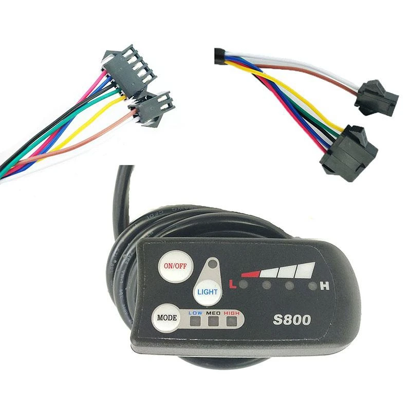 Светодиодный дисплей S800 для электрического велосипеда интеллектуальная панель