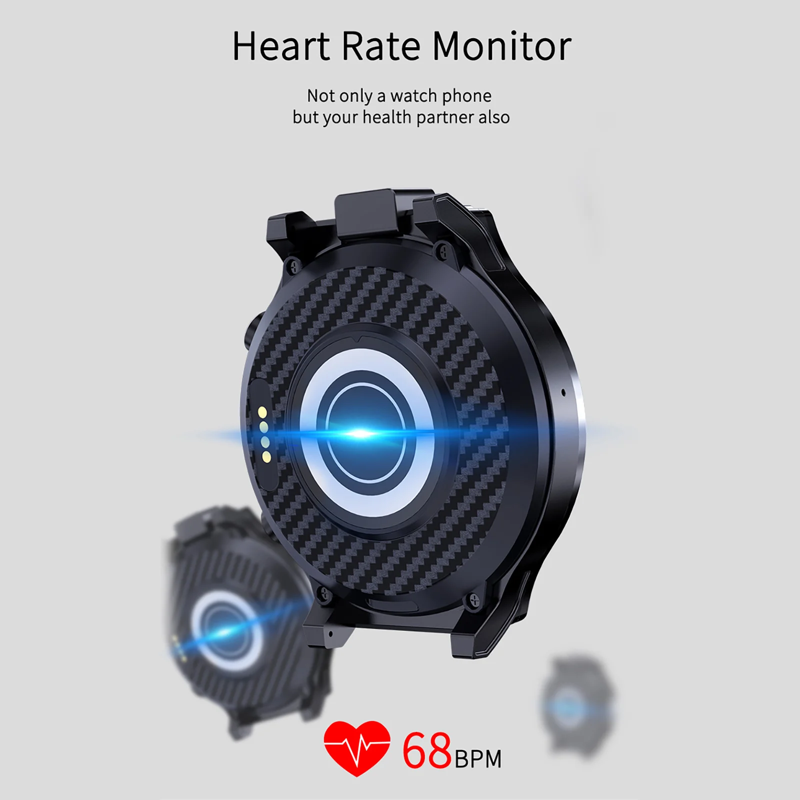 LOKMAT APPLLP PRO Android Смарт часы телефон 2 1 дюймов полный круглый сенсорный Экран