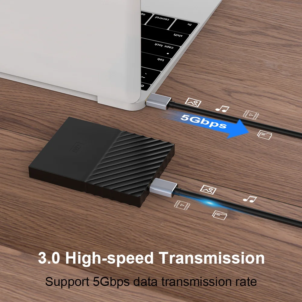 Кабель FSU USB 3 0 Micro B для жестких дисков кабель передачи данных и быстрой зарядки
